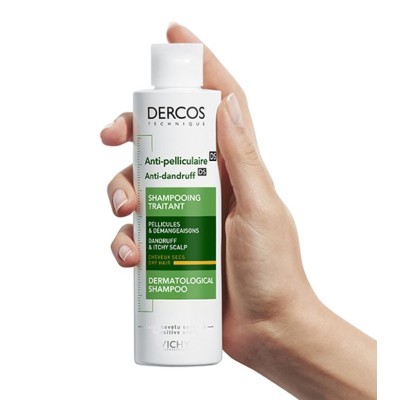 DERCOS CHAMPU ANTICASPA  CABELLO SECO 200ML