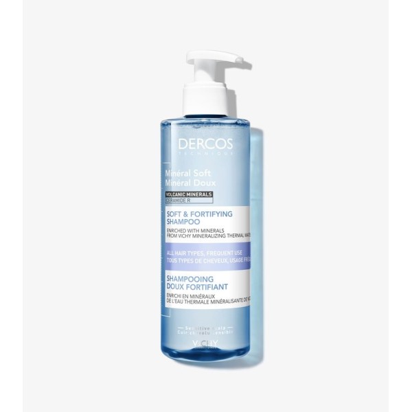 DERCOS TECHNIQUE MINERAL SUAVE USO FRECUENTE CHAMPU FORTIFICANTE 1 ENVASE 200 ML