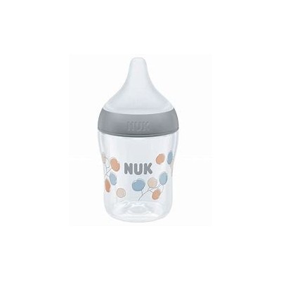 BIBERON PP SILICONA NUK PERFECT MATCH FLUJO S 1 UNIDAD 150 ml ALGODON