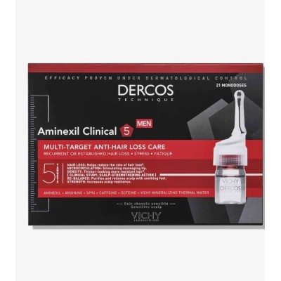 DERCOS AMINEXIL CLINICAL 5 MEN 21X6 ML