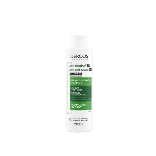 DERCOS CHAMPU ANTICASPA DS CABELLO NORMAL A GRASO 200 ML