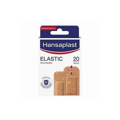 HANSAPLAST ELASTIC APOSITO ADHESIVO 2 TAMAÑOS 20 STRIPS