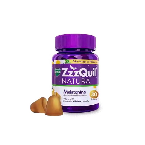 ZZZQUIL SUEÑO 30 GUMMIES SABOR MANGO & PLATANO