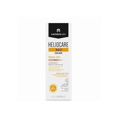 HELIOCARE 360º COLOR WATER GEL PROTECTOR SOLAR SPF 50+ 1 ENVASE 50 ML COLOR BEIGE
