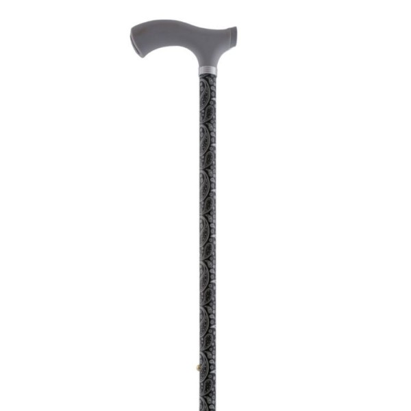 MULETILLA EXTENSIBLE TACTO BLANDO NEGRA ESTAMPADA REF:495 GARCIA Y SUCESORES