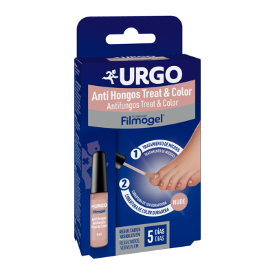 URGO FILMOGEL ANTIHONGOS TREAT & COLOR 1 FRASCO 4 ML