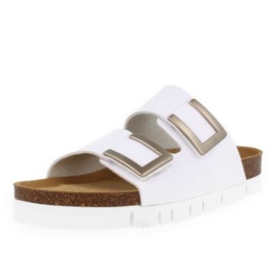 SANDALIA MONACO 2 TIRAS BLANCO D´TORRES T/40