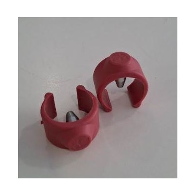 GANCHO/CLIP CAÑA BASTON INGLES CORAL 22MM FORTA