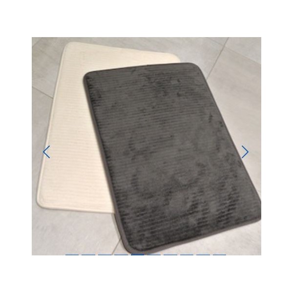 ALFOMBRA BAÑO SECURE SOFT GRIS 817227 EMO