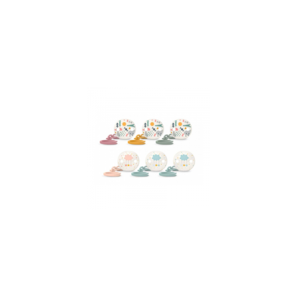 BROCHE CON CADENA SUAVINEX DECORADO