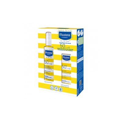 MUSTELA PACK SOLAR SPRAY 50+200ML +  LECHE 50+ 40ML