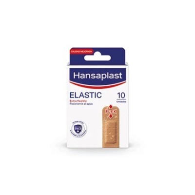 HANSAPLAST ELASTIC APOSITO ADHESIVO 10 UNIDADES 72 mm x 22 mm