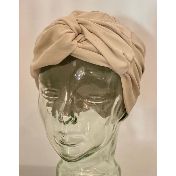 TURBANTE ORQUIDEA BEIGE 114041.BE EMO T/U