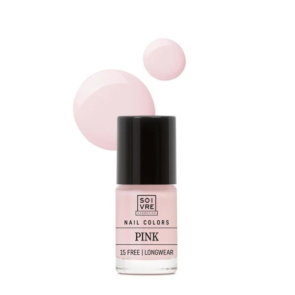 SOIVRE NAIL COLORS SUGAR PINK 6 ML