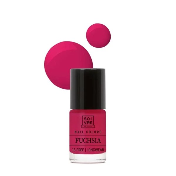 SOIVRE COSMETICS NAIL COLORS 1 ENVASE 6 ML FUCHSIA