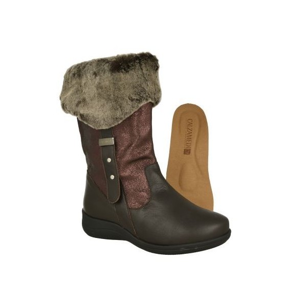 BOTA SEÑORA CASUAL MARRON REF 0673M T/41