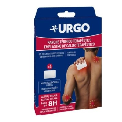 URGO PARCHE TERMICO TERAPEUTICO MULTILOCALIZACIONES 4 UNIDADES