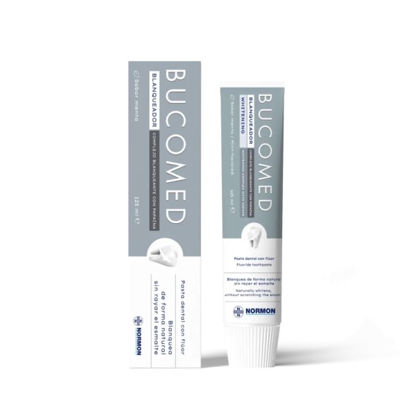BUCOMED PASTA BLANQUEADORA 1 TUBO 125 ML SABOR MENTA