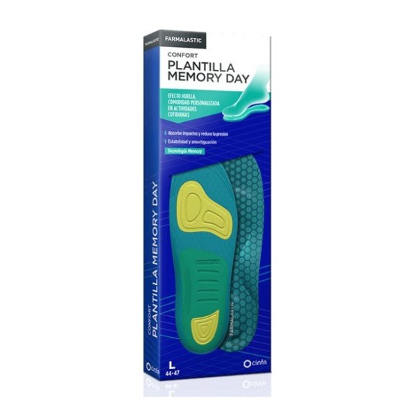 PLANTILLAS FARMALASTIC MEMORY DAY 2 UNIDADES TALLA L