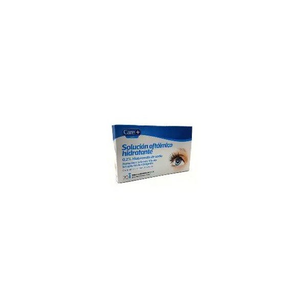 CARE+ SOLUCION OFTALMICA HIDRATANTE 0.2% HIALURONATO DE SODIO 20 VIALES 0,5 ml
