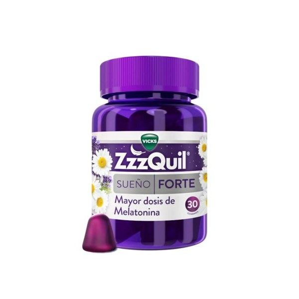 ZZZQUIL SUEÑO FORTE 30 GUMMIES SABOR FRUTOS DEL BOSQUE