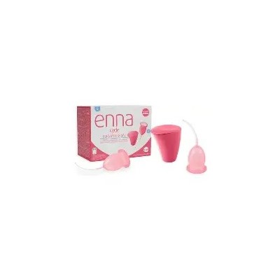 COPA MENSTRUAL ENNA CYCLE 2 UNIDADES TALLA L + ESTERILIZADOR