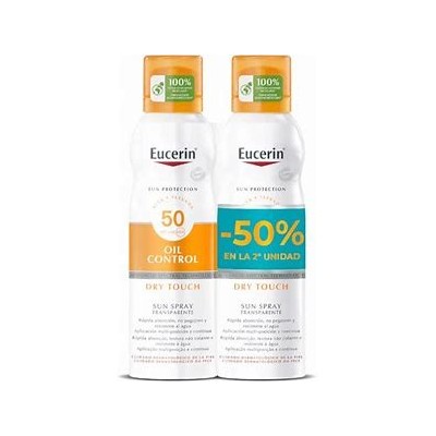 EUCERIN 50 SUN SPRAY TOQUE SECO DUPLO 2ª UNI 50%