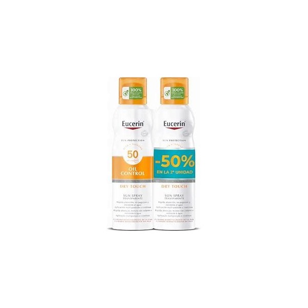 EUCERIN 50 SUN SPRAY TOQUE SECO DUPLO 2ª UNI 50%