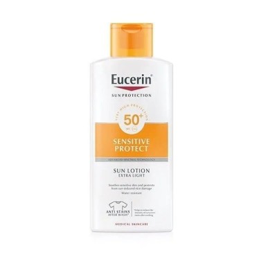 EUCERIN SUN PROTECTION 50+ LOCION EXTRA LIGHT SENSITIVE PROTECT 1 ENVASE 400 ML