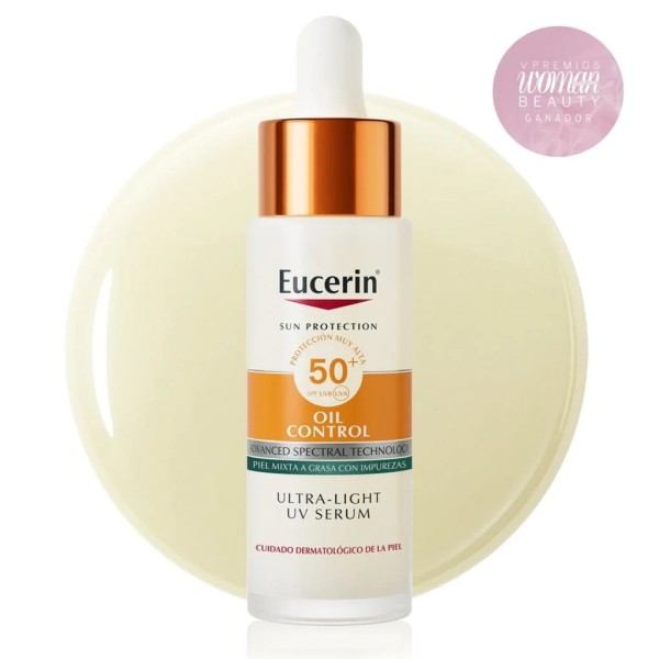 EUCERIN SUN OIL CONTROL DRY TOUCH UV SERUM SPF 50+ 1 ENVASE 30 ML