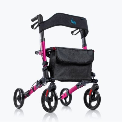 ANDADOR ALUMINIO PLEGABLE MAGNUM 43CM FUCSIA TOTAL CARE
