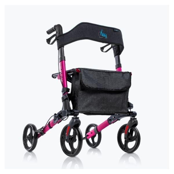 ANDADOR ALUMINIO PLEGABLE MAGNUM 43CM FUCSIA TOTAL CARE