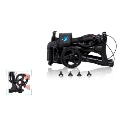 ANDADOR ALUMINIO PLEGABLE MAGNUM 43CM FUCSIA TOTAL CARE