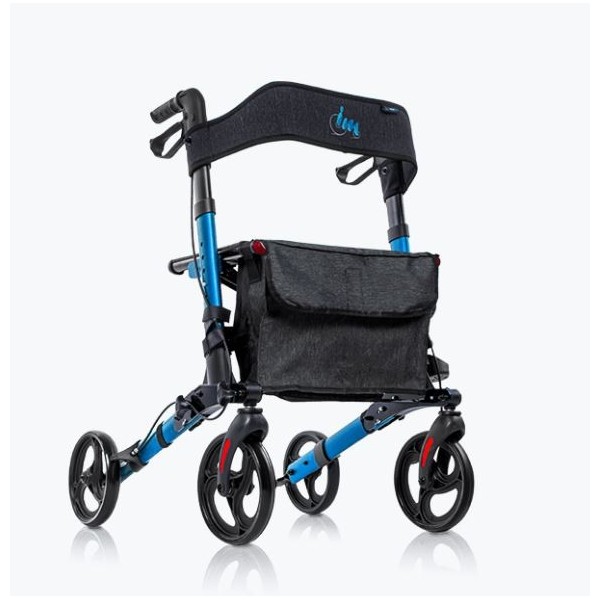 ANDADOR ALUMINIO PLEGABLE MAGNUM 43CM AZUL TOTAL CARE