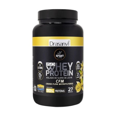 DRASANVI SPORT LIVE ISO WHEY PROTEIN AISLADO SABOR VAINILLA 800 G
