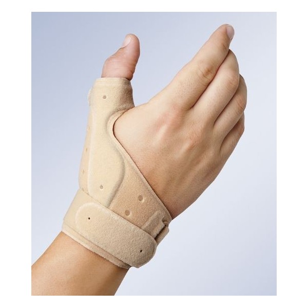 MUÑEQUERA FERULA C/PULGAR BEIG M670 ORLIMAN T/1