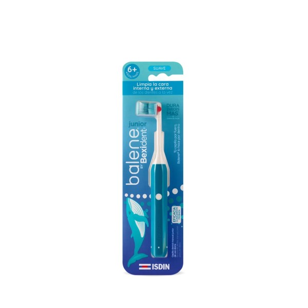 CEPILLO DENTAL JUNIOR BALENE BY BEXIDENT 1 UNIDAD DUREZA SUAVE COLOR AZUL