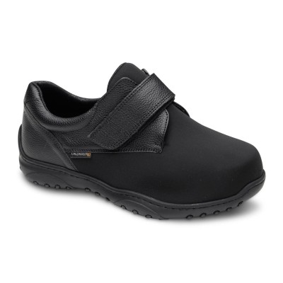 CALZADO CABALLERO VELCRO LICRA NEGRO 2091 CALZAMEDI T/42