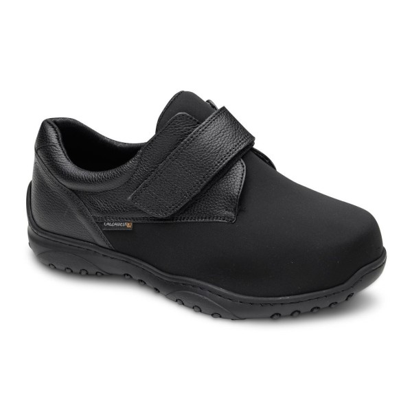 CALZADO CABALLERO VELCRO LICRA NEGRO 2091 CALZAMEDI T/42