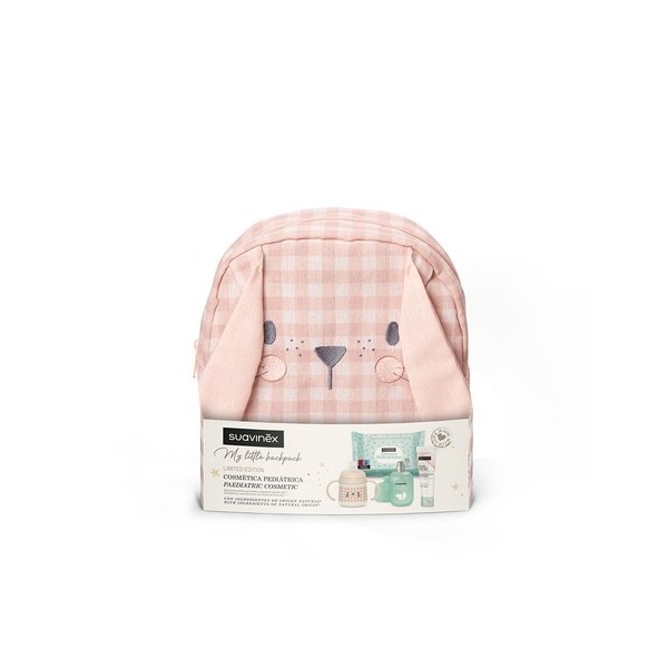 SUAVINEX BABY MY LITTLE BACKPACK CONEJO 1 ENVASE BABY COLOGNE 100 ML + POMADA 1 TUBO 50 ML + TOALLIT