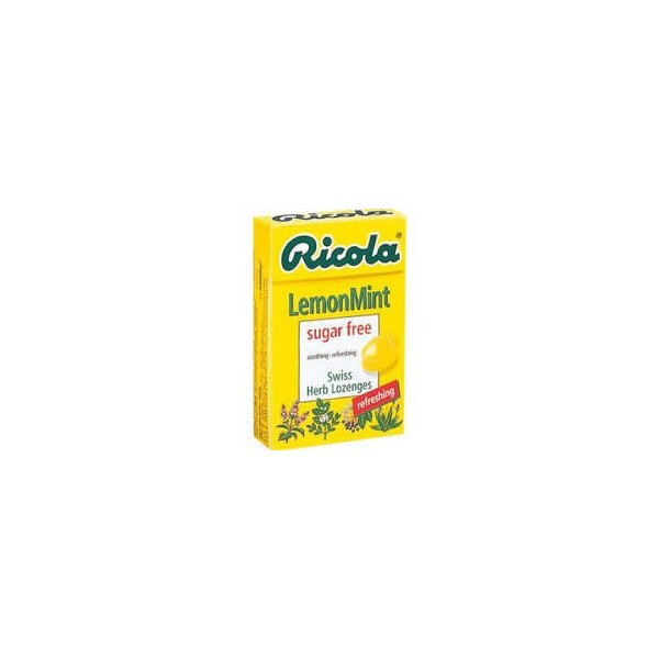 RICOLA CARAMELOS SIN AZUCAR 1 ENVASE 50 g SABOR LIMON