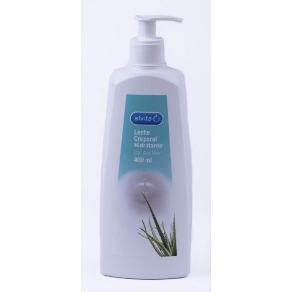 ALVITA LECHE CORPORAL HIDRATANTE CON ALOE VERA 1 ENVASE 400 ml