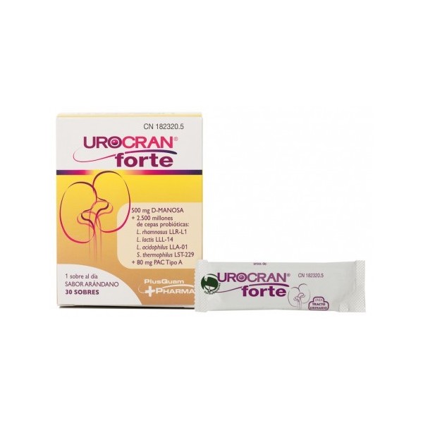 UROCRAN FORTE 30 SOBRES SABOR FRAMBUESA