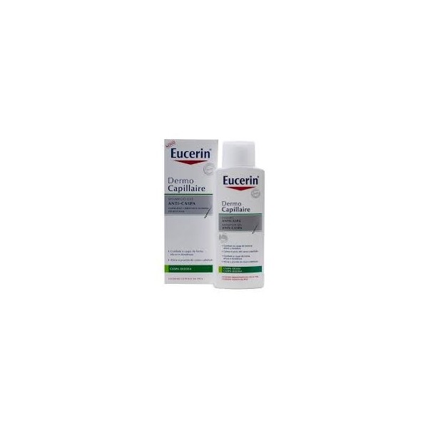 EUCERIN DERMOCAPILLAIRE CHAMPU ANTICASPA GRASA 1 ENVASE 250 ml