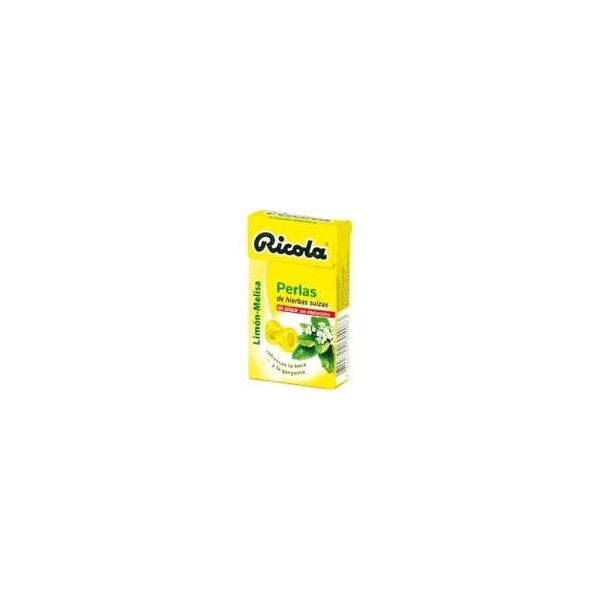 RICOLA PERLAS SIN AZUCAR 1 ENVASE 25 g SABOR LIMON