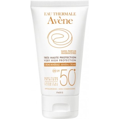 Avene crema spf 50+ pantalla fisica