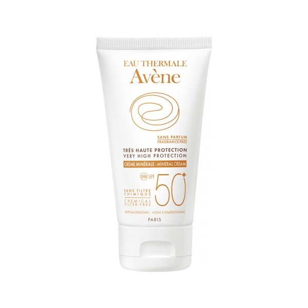 AVENE CREMA MINERAL MUY ALTA PROTECCION SPF 50+ 1 ENVASE 50 ml