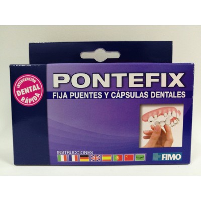 Pontefix adhesivo fija puentes dientes 50 g