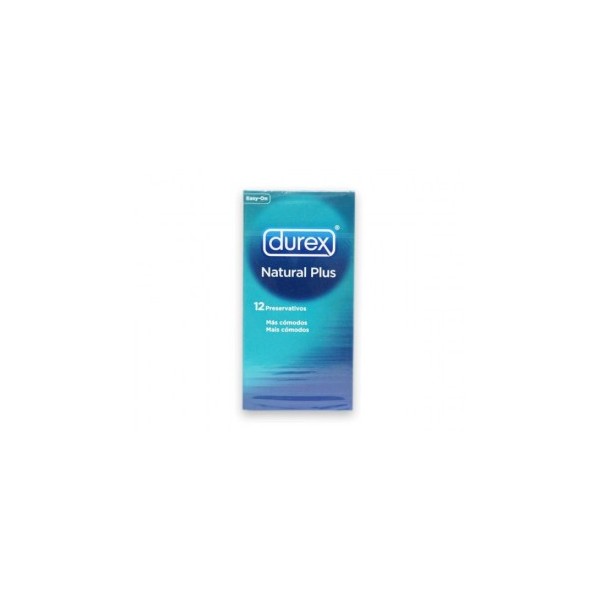 DUREX NATURAL PLUS PRESERVATIVOS 12 UNIDADES