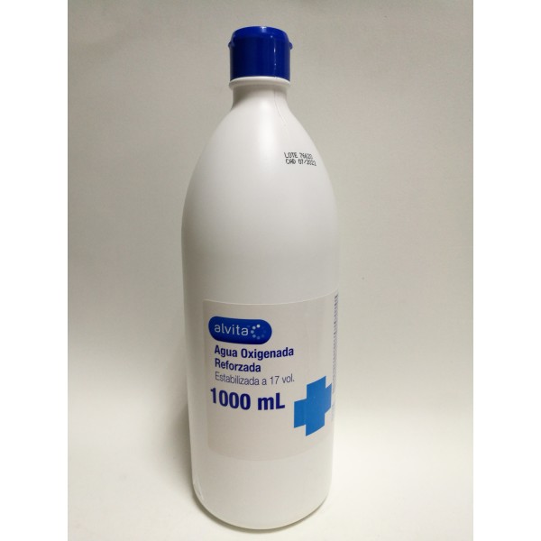 AGUA OXIGENADA REFORZADA ALVITA 5,1% 1 FRASCO 1000 ML